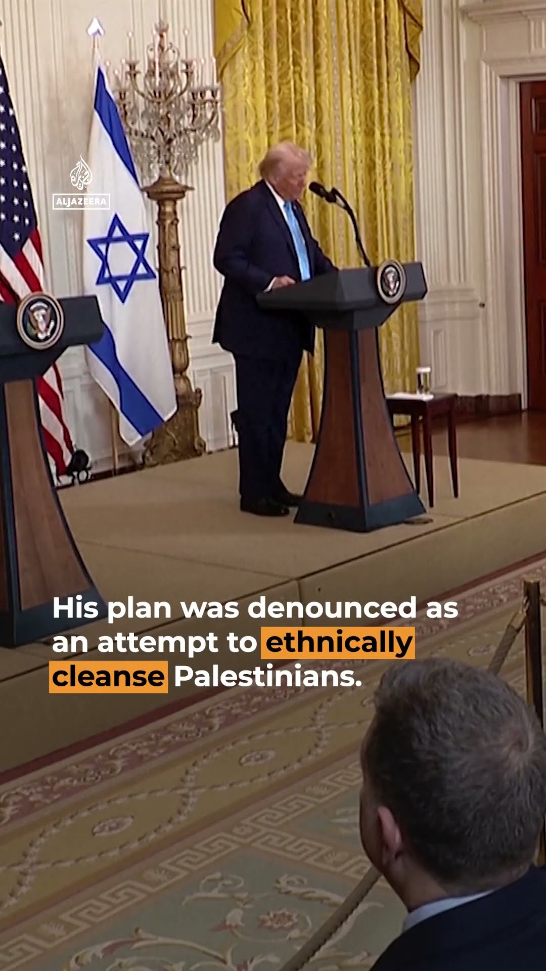 Trump appears to walk back Gaza expulsion plan | AJ #shorts