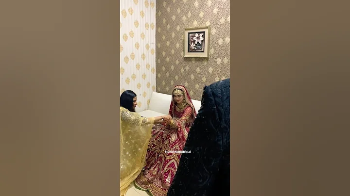 First look of bride groom pakistani wedding 1st look of bride  1st look #shorts