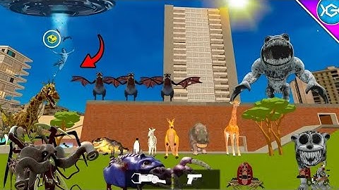 Nextbots in Playground Mod 4.5.5 All Animals Mutant Infected Zoochosis vs Zoonomaly Movie Gameplay