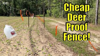 Keep Deer OUT With This CHEAP Non-Electric 3D Deer Fence