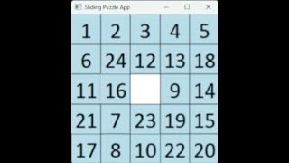 Sliding Puzzle Demo