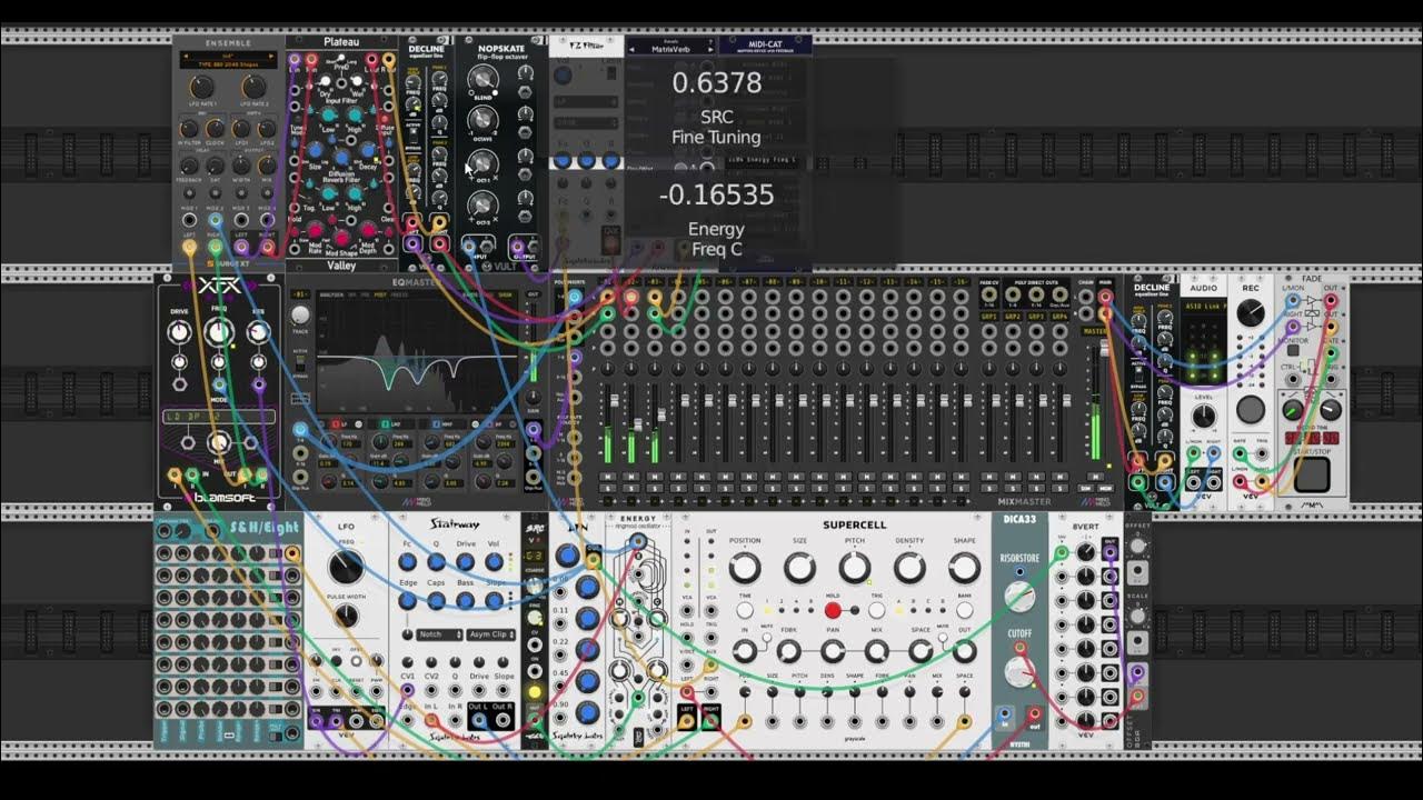 LIVE AMBIENT DRONE PERFORMANCE WITH VCV RACK AND MIDI CONTROLLER YouTube