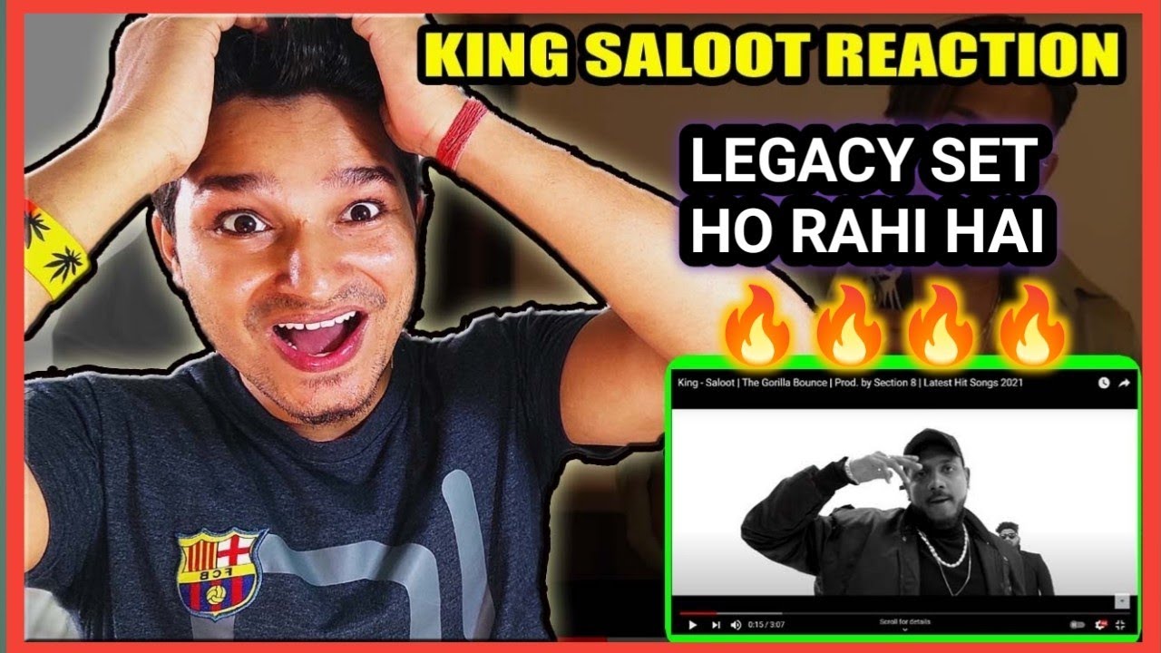 KING - SALOOT REACTION | King - Saloot | The Gorilla Bounce | SALOOT REACTION - SHIV REACTION KING