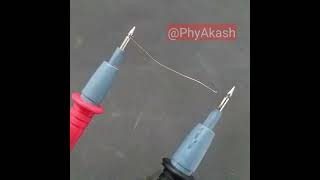 Electrical Spark #Shorts PhyAkash - DIRECT SCIENCE amazing science experment