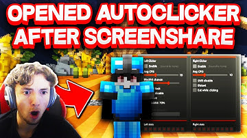 Cheater OPENED his AutoClicker after I Left the Screenshare!