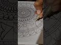 mandala drawing #mandala #drawing #art #mandalaart #shorts #short #ytshorts #creative