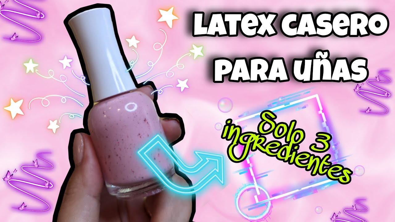Latex casero con solo 3 ingredientes para DECORACIÓN DE UÑAS ♥ NailArt By Andy