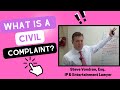 What is a complaint?