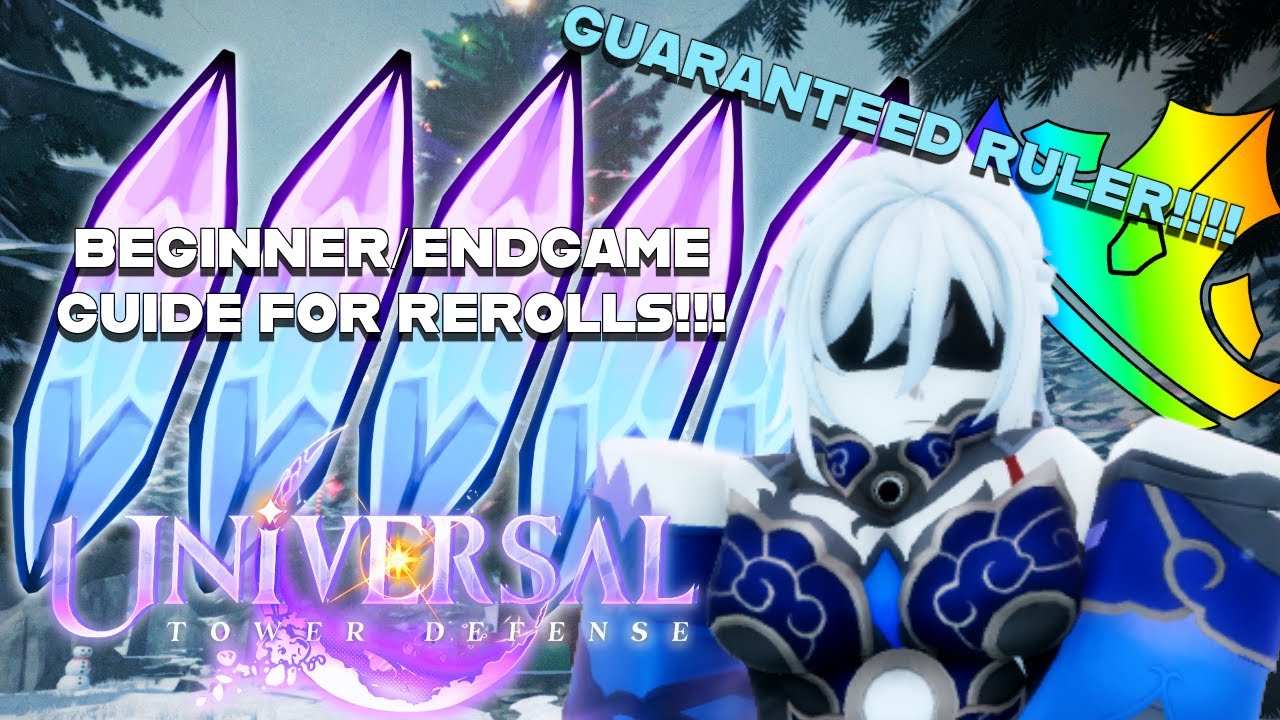 EASY GUIDE To Get *THOUSANDS* of Rerolls for Beginner/Endgame Players in Universal Tower Defense!!
