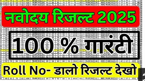 Navoday Vidyalaya Result 2025 Big Update! How to Check navoday Vidyalaya result class 6th & 9th.