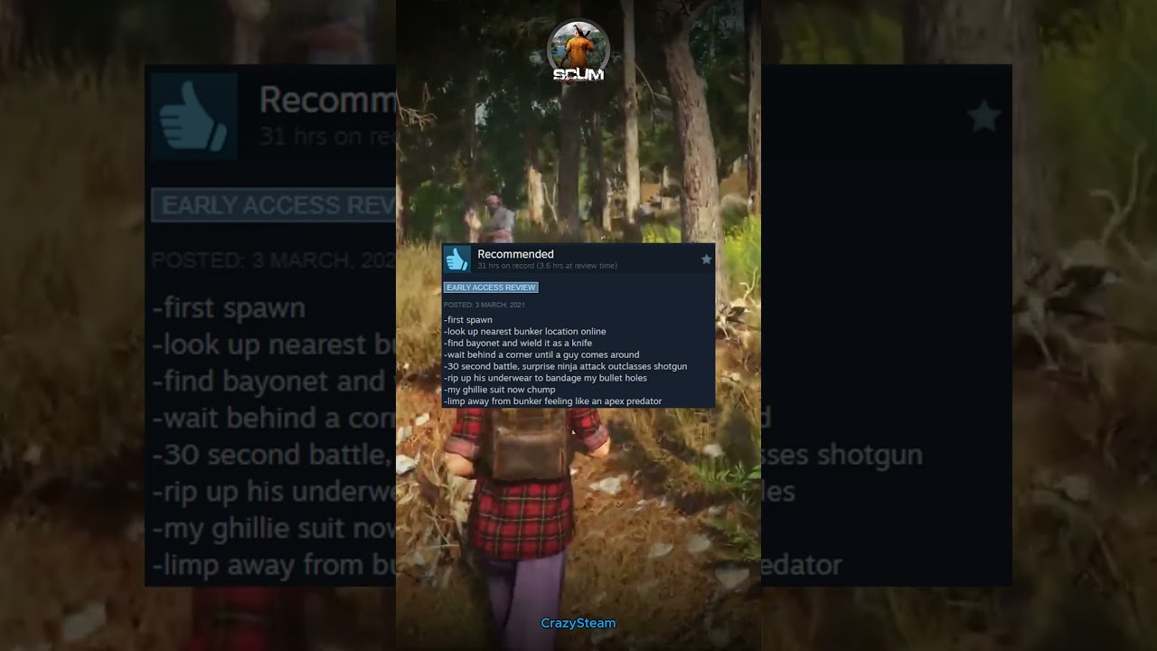 SCUM - Funny Steam Reviews!! 