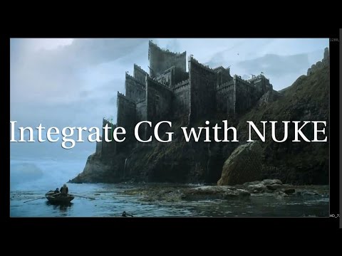 Integrate CG and live action in NukeNUKE