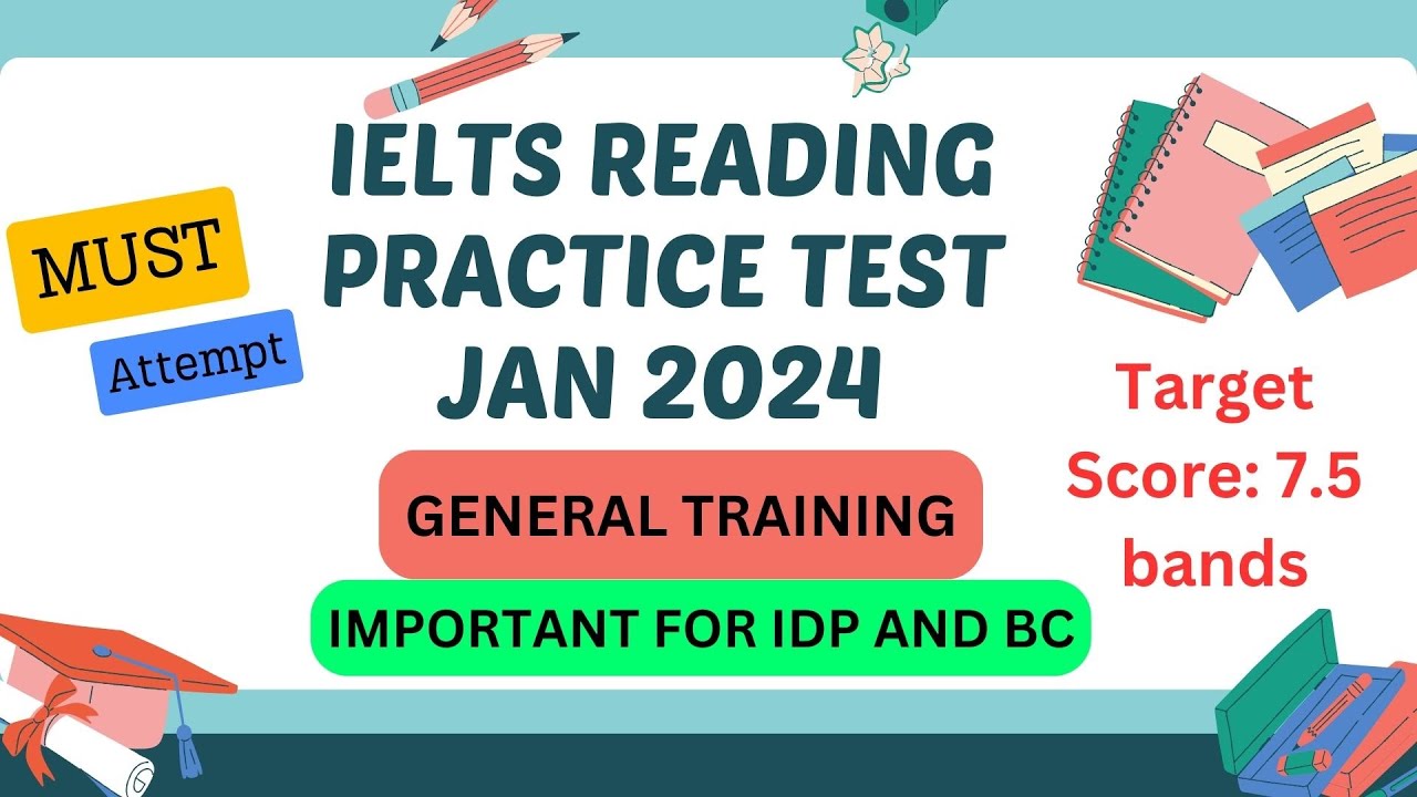 Ielts reading practice test with answers 30 january 2024 youtube