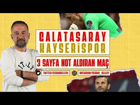 Kayserispor - Galatasaray Maç Sonu. Galatasaray neden kötü oynadı? Ses sorunu 06.25'te düzeliyor.