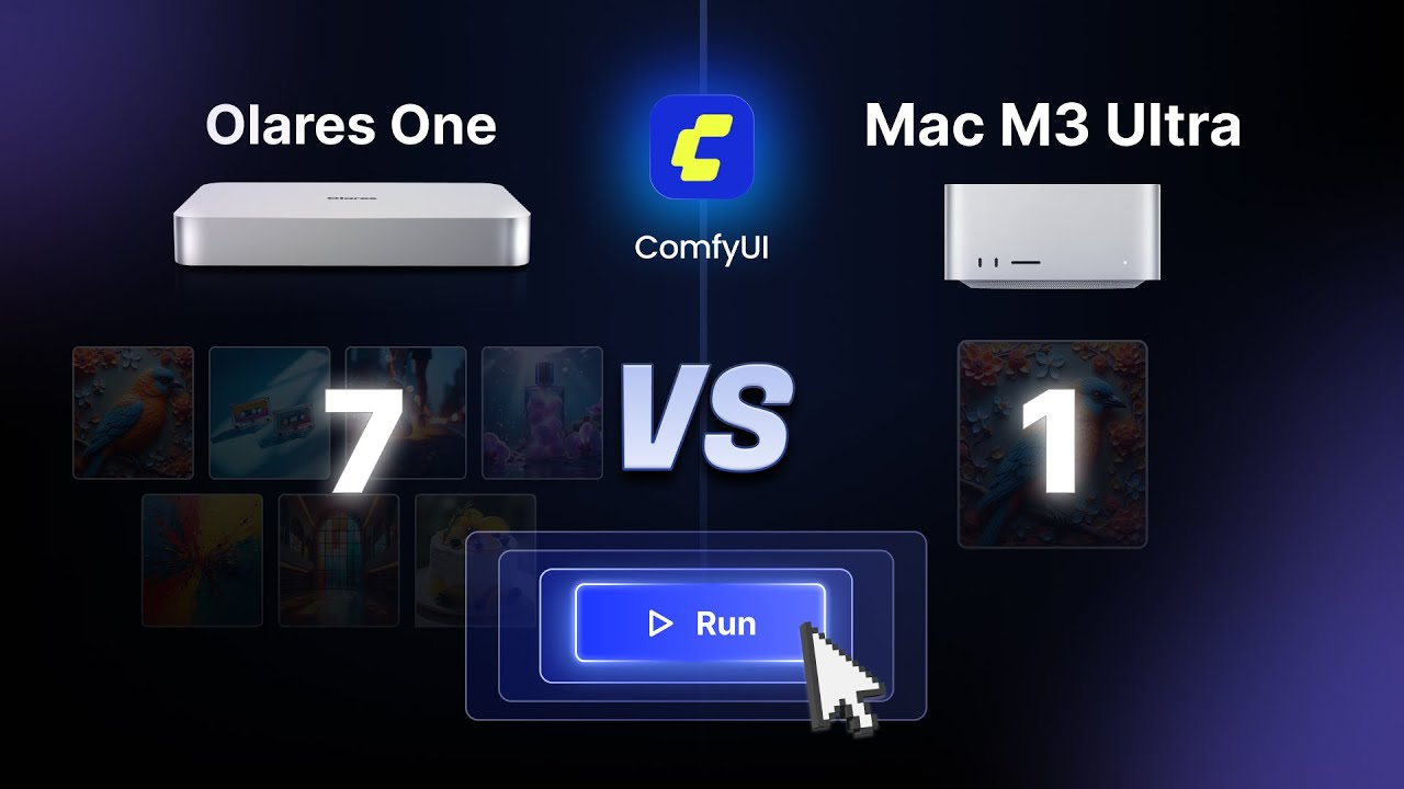 Olares One vs. Mac Studio (M3 Ultra): 7x Faster AI Image Generation