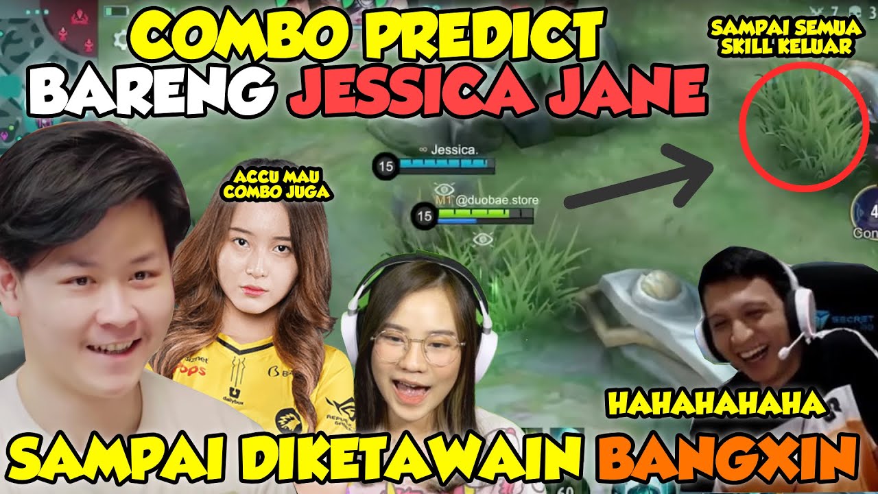 BANGXIN NGAKAK NGELIAT COMBO PREDICT GUA SAMA JESSICA JANE !!!! KWKWKWWKWK