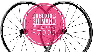Shimano RS330 Wheelset unboxing weight and test