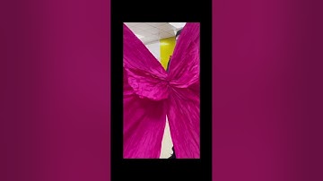 Hướng dẫn làm hoa giấy khổng lồ trang trí đám cưới