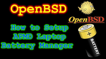 OpenBSD - How To Setup Apmd Battery Manager