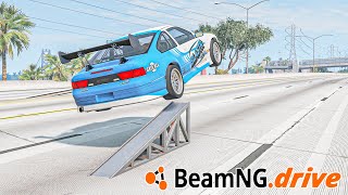 Satisfying Rollover Crashes #14 - BeamNG Drive