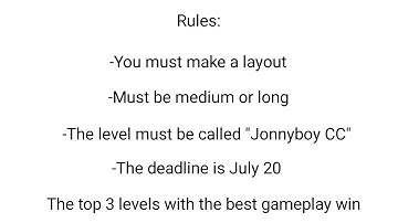 Geometry Dash: My first Creator Contest! (Ended)