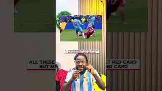 It’s red card for Messi #football #update #youtubeshorts #trendingshorts #shorts #messi #ronaldo