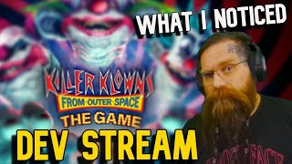 Analyzing The Dev Stream | Killer Klowns From Outer Space: The Game