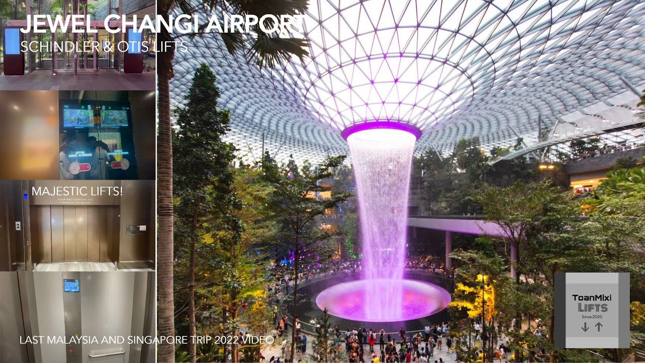 Jewel Changi Airport - Beautiful Schindler & OTIS Lifts | ToanMixi Lifts
