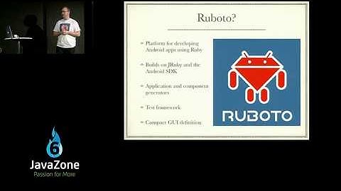 Ruboto   Ruby on Java on Android clip2