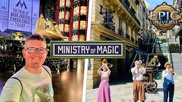 Harry Potter Ministry Of Magic FULL Tour - Universal Epic Universe