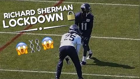 Richard Sherman schooling WRs in 1-on-1s | DB v WR | All Eyes DB Camp