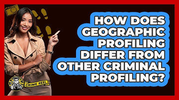 How Does Geographic Profiling Differ From Other Criminal Profiling? - The Crime Reel