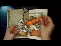 Halloween Plaid Pumpkin Junk Journal Walkthrough