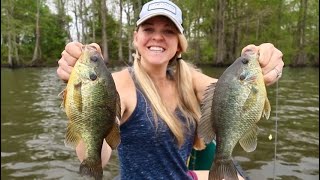 2 HOURS of BIG BREAM and SLAB CRAPPIE Catch and Cooks!!! - Most We’ve EVER CAUGHT!!!