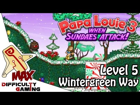 Papa Louie 3: When Sundaes Attack 100% Walkthrough - Level 3