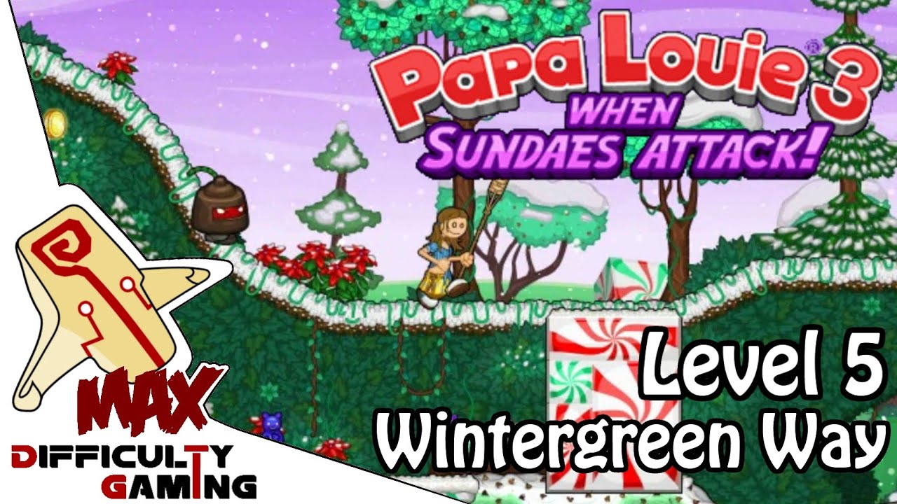 Papa Louie 3: When Sundaes Attack Full Gameplay Walkthrough 