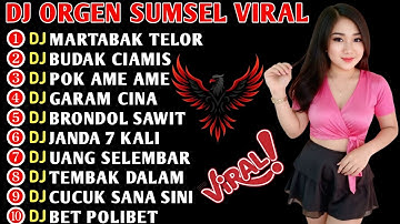DJ POK AME AME X BUDAK CIAMIS X GARAM CINA X UANG SELEMBAR X ORGEN SUMSEL