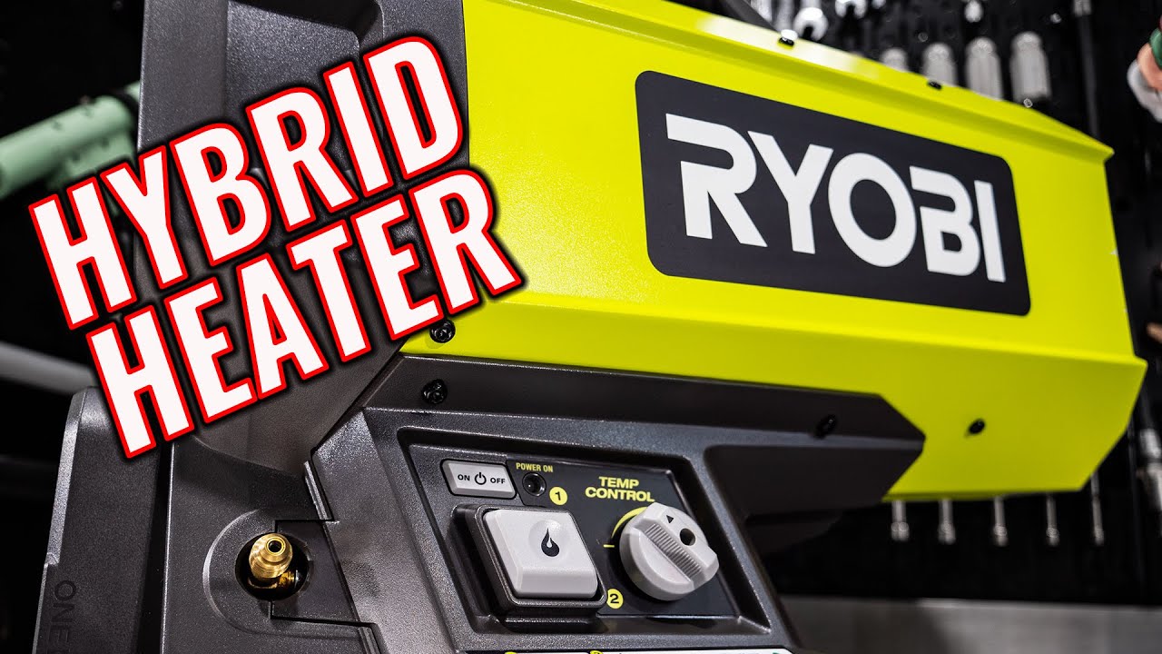 HEAT IT UP with the RYOBI PCL801 18V One+ Hybrid Forced Air Propane Heater  Review 