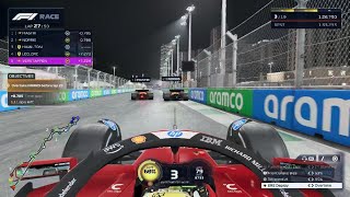 F1 25 - Career Mode - 102 AI - Hamilton with a McLaren double overtake for the lead!