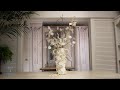 Decorating with Luminaries of Nature: Honesty &amp; Willow into a fall inspired vase