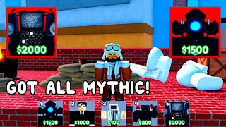 Noob To Pro In Toilet Tower Defense Roblox Get All Mythic!