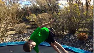 Front Flip 180 Slow Motion