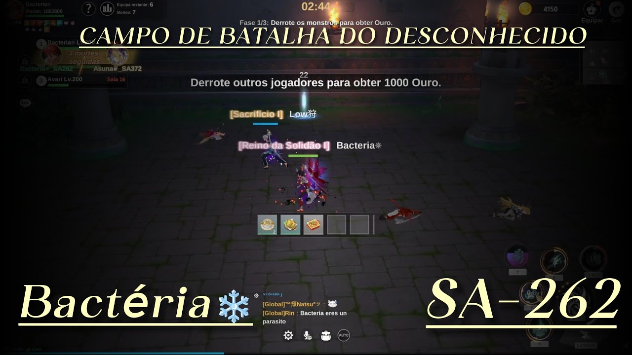 The Legend of Neverland Campo de Batalha do Desconhecido (Bactéria❆ SA-262)