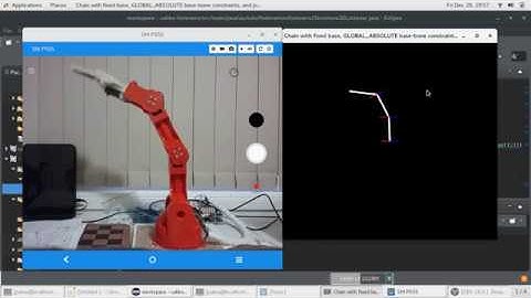 2D Inverse Kinematics with Caliko applied on Braccio Robot Arm