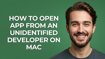 How To Open App From An Unidentified Developer On Mac - UPDATED!