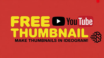 Design YouTube Thumbnails FAST & FREE in Ideogram  Full Guide