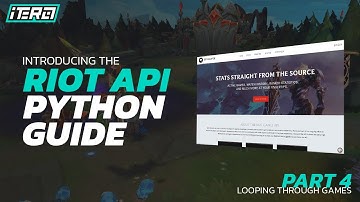 The Riot API with Python Part 4: Looping through Games