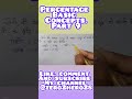 Percentage basic concepts and questions. #mathstricks  #mathconcepts