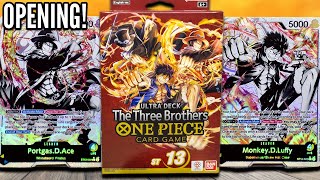 Opening The BEST One Piece Starter Deck! (The Three Brothers)