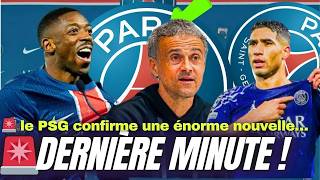 🔥🚨BREAKING NEWS: PSG confirms huge news! Paris Saint-Germain! PSG news!